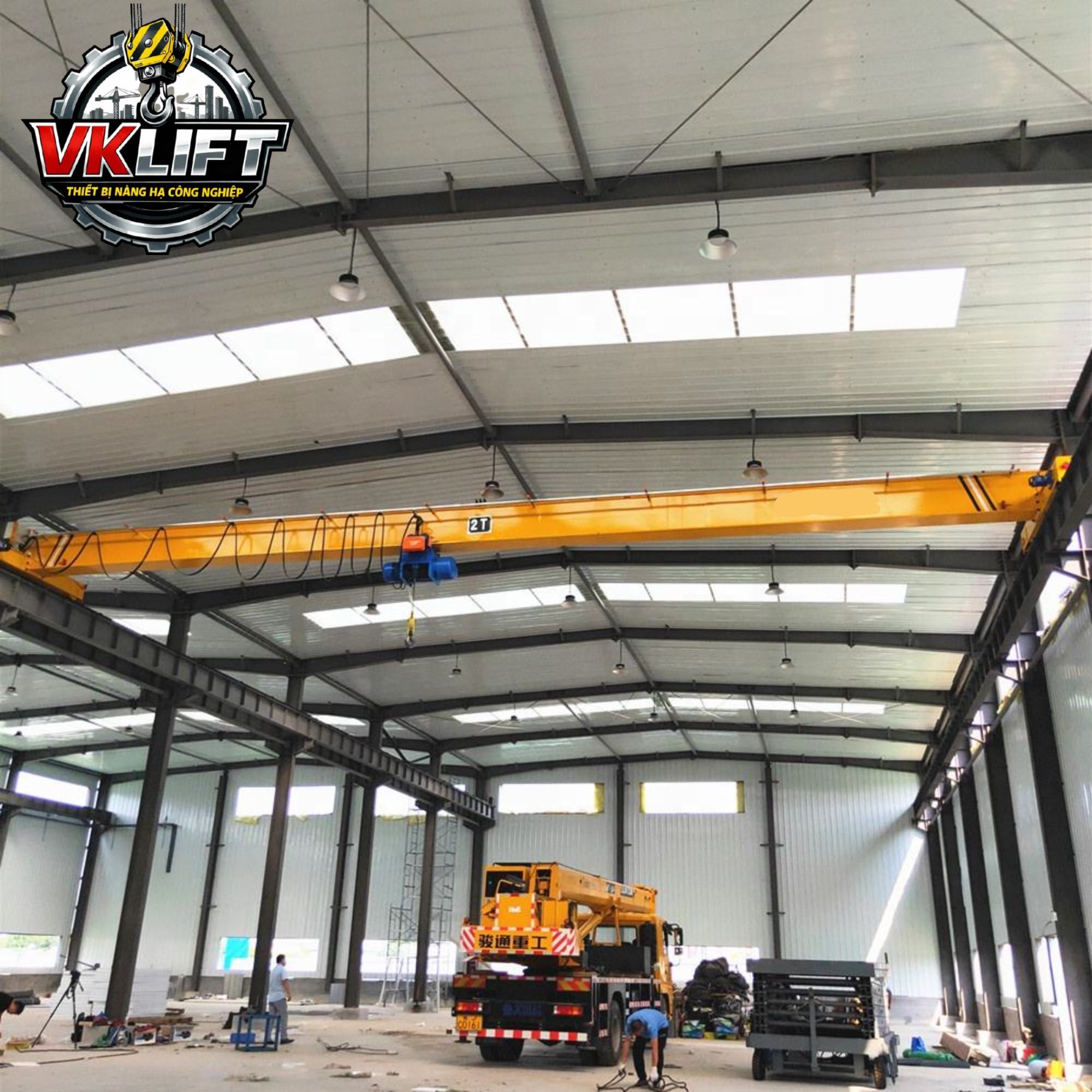 Lắp đặt cầu trục trong nhà xưởng thường trải qua những giai đoạn nào